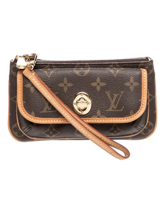 Louis Vuitton Handbags - RARE💎LV WRISTLET LOUIS VUITTON POCHETTE LOUIS VUITTON WALLET CLUTCH LV POUCH